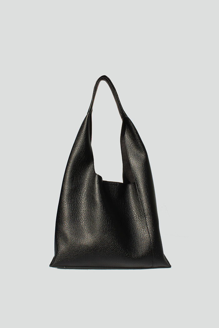 Sienna Simple Tote Bag in Black