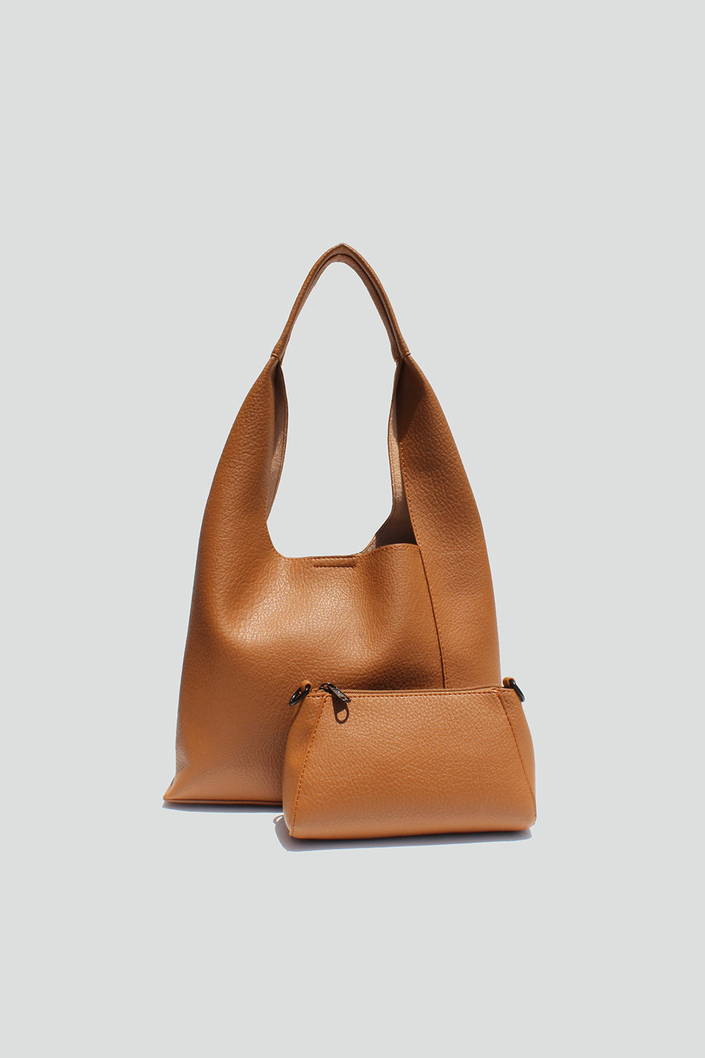 Sienna Simple Tote Bag in Mocha