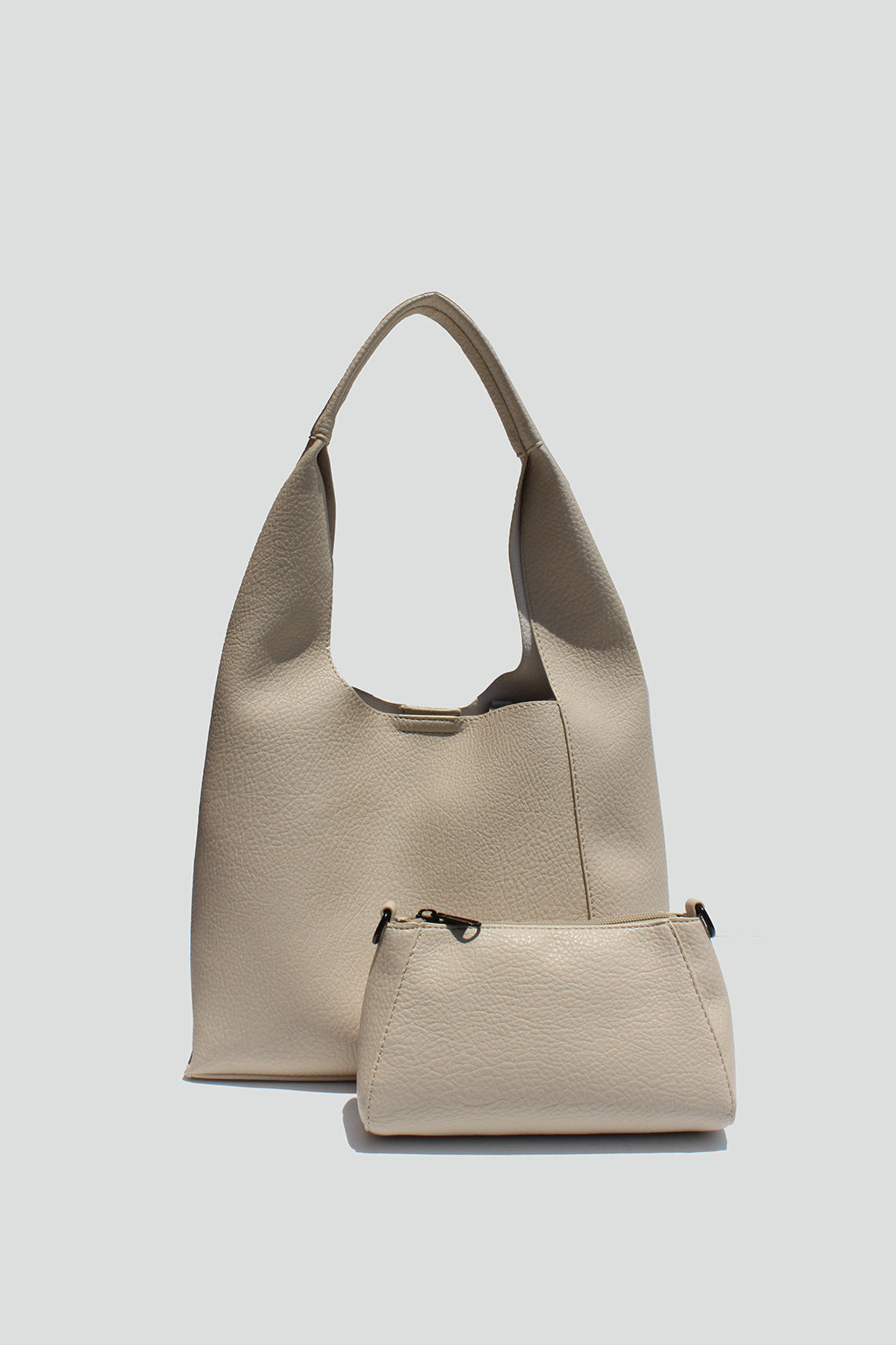 Sienna Simple Tote Bag in Sand