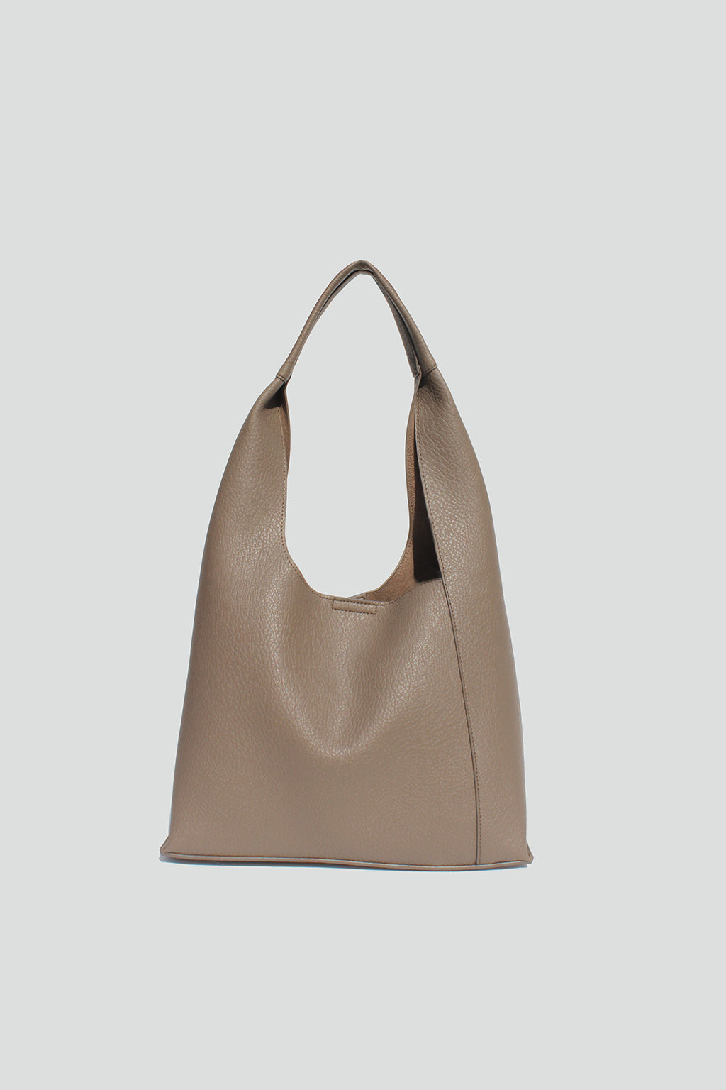 Sienna Simple Tote Bag in Taupe