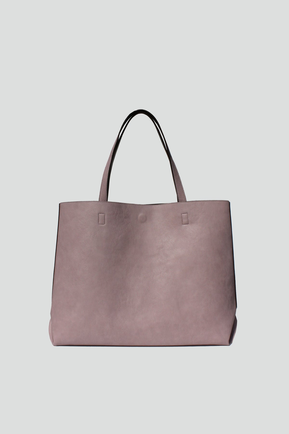Amelia Faux Leather Tote Bag in Peony