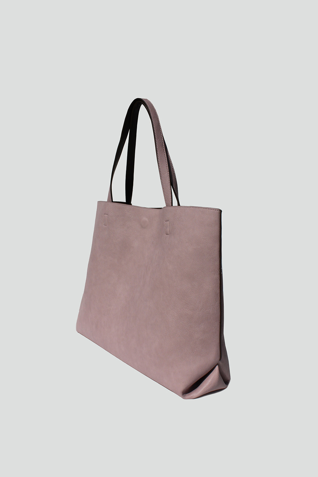 Amelia Faux Leather Tote Bag in Peony